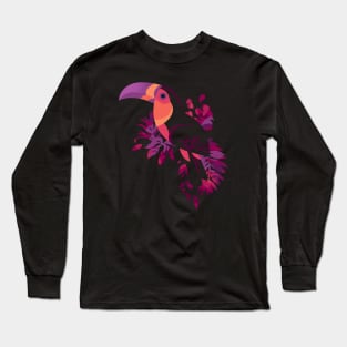 Toucan Silhouette 3 Long Sleeve T-Shirt